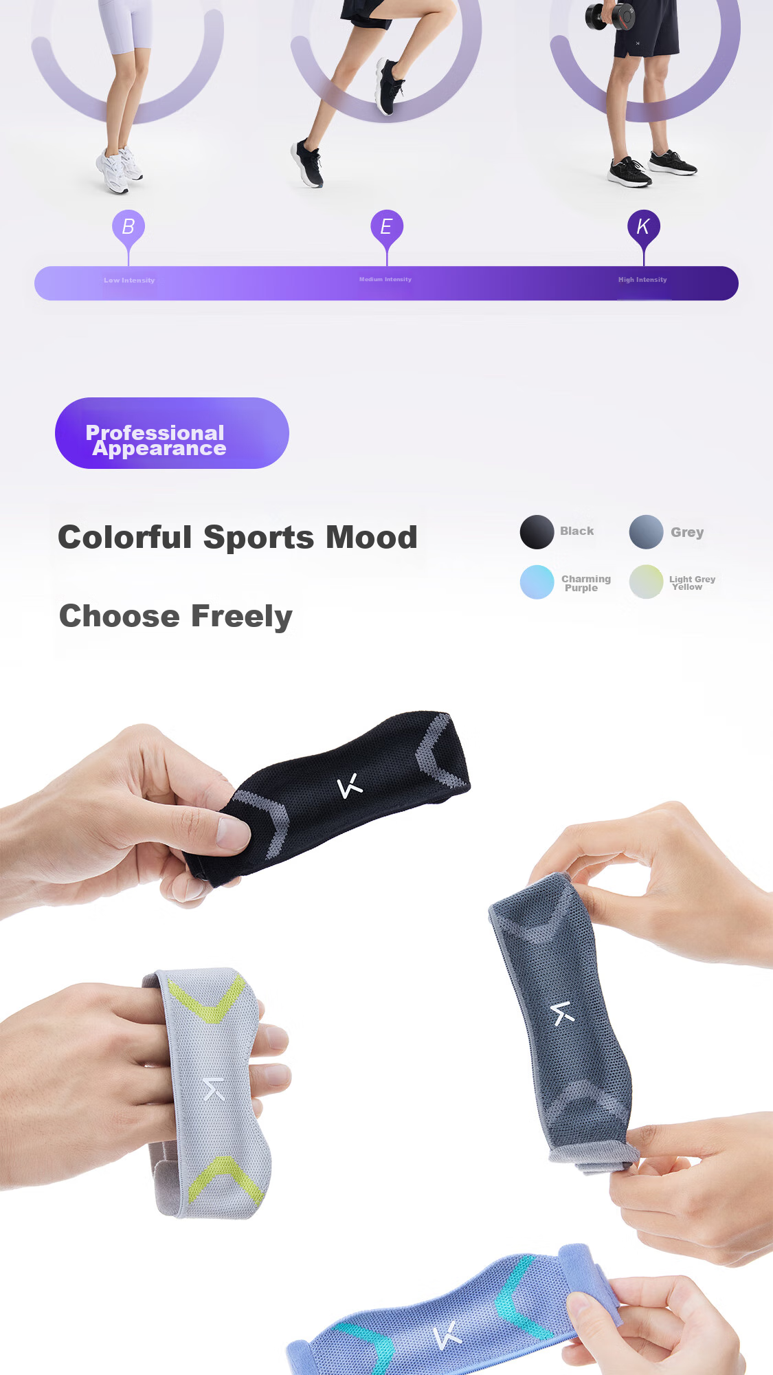 Keep Professional Patellar Strap Knee Brace [Two-Pack], for Running, Jump Rope, Hiking, Badminton, Sports, Meniscus Knee Protectio 13
