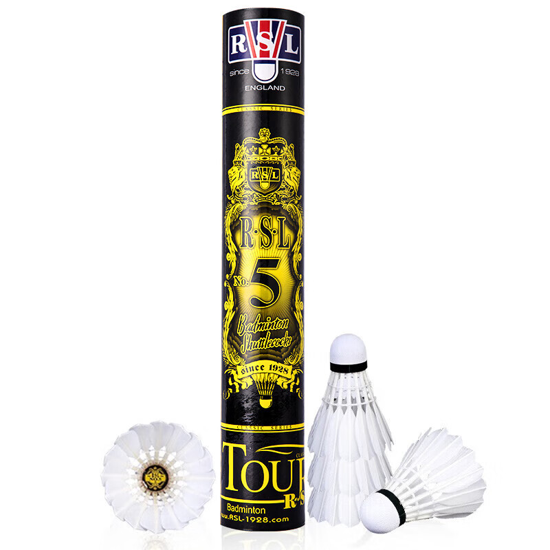 RSL Badminton Shuttlecock, Daily Training Stable And Durable RSL No.5 Shuttlecock, Speed 76