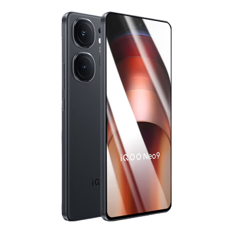 ESCASE Vivo IQOO Neo9/9Pro Tempered Glass Screen Protector, Full Coverage, HD Clear Glass Protective Film, Reduces Fingerprints, Transparent