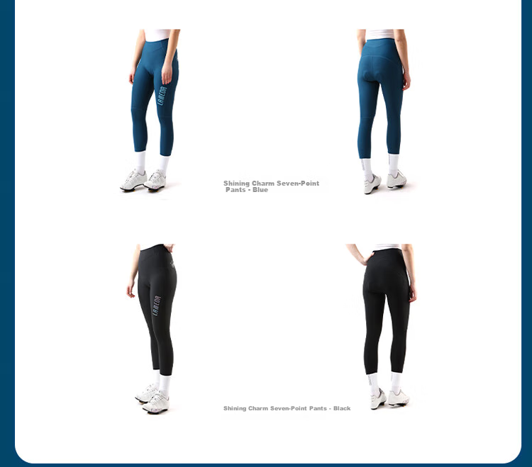Lameda Cycling Pants, Women's Professional Long Trousers for Spring And Autumn, Road Bike Cycling Pants, Huiyin Long Pants, Black, XL 5
