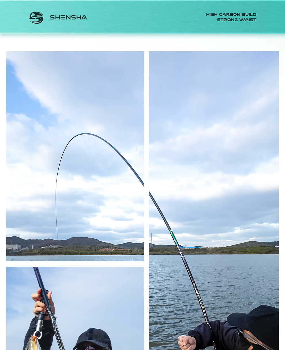 Shensha 2.7-Meter Yulingcui 28-Section Fishing Rod, Wild Fishing All-Purpose Rod, Ultra-Light And Ultra-Hard Fishing Pole, Carp Rod, Handheld Fishing Rod 24