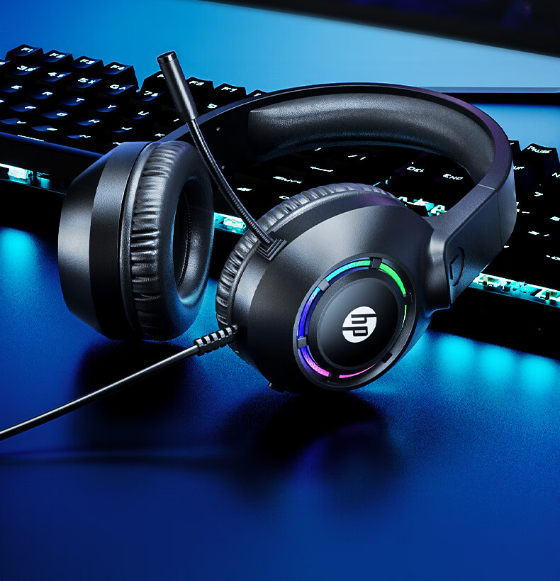 HP Wired Over-Ear Noise-Cancelling Surround Sound Gaming Headset with Microphone USB Interface for Study and Entertainment 13