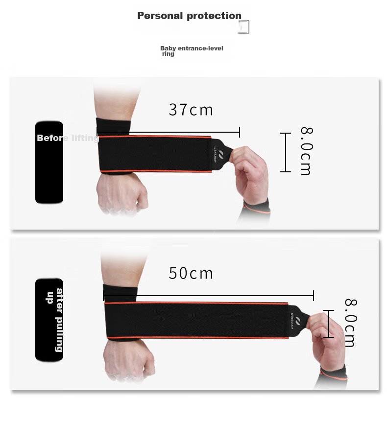 NAILEKESI N Extended Wrist Support for Sports, Fitness, Sprains, Badminton, Basketball, Push-Ups, Weightlifting, Fixed Compression Brace 4