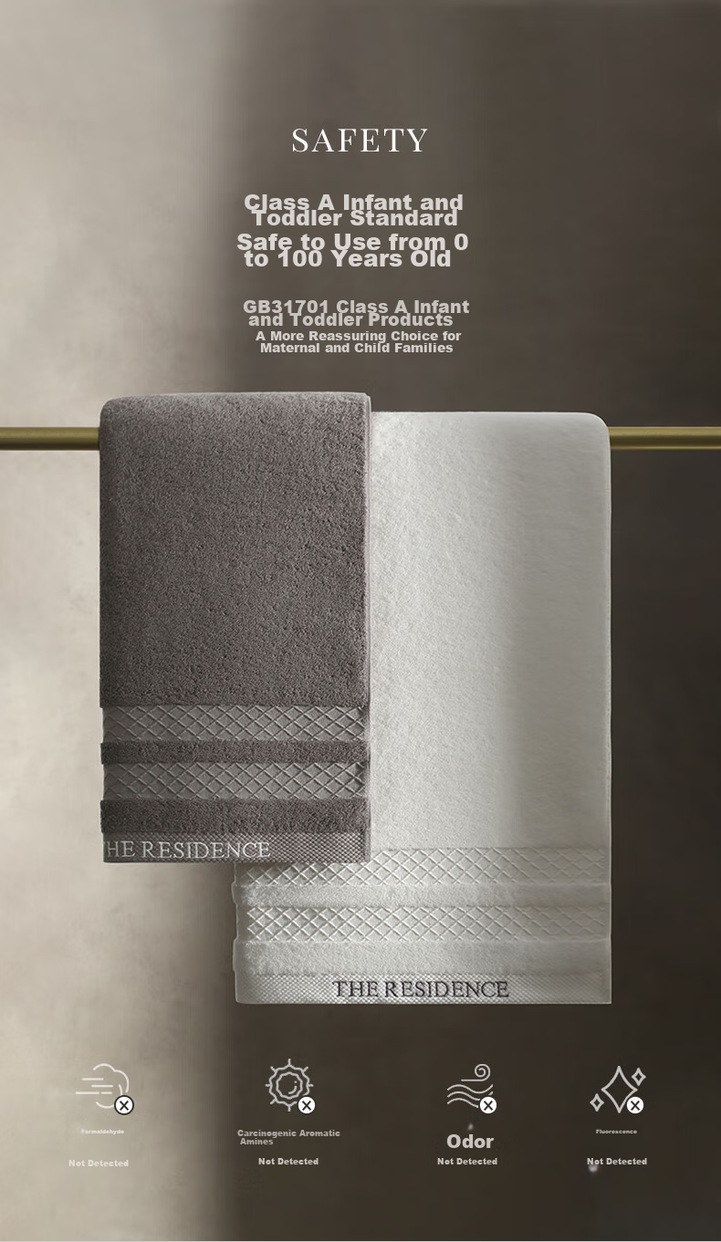 Canasin Antibacterial Bath Towel [First Class Series], 800g Thickened Quick-Drying Soft Adult Large Bath Towel, Brown, Sports 11