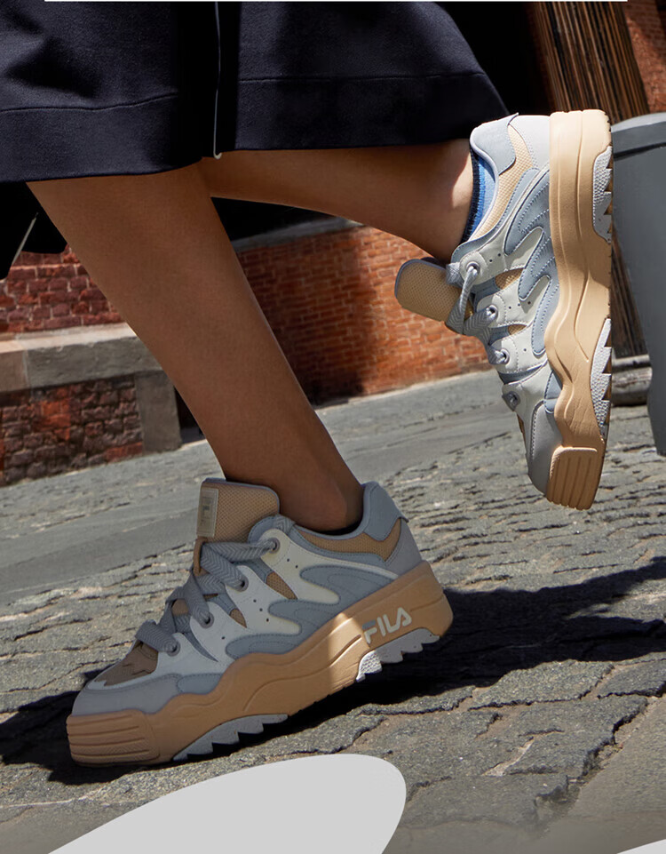 FILA Official Women's Shoes, ROSETTA Modern Sneakers, Colorful Shoes, Platform Shoes, Fashionable Casual Shoes 12