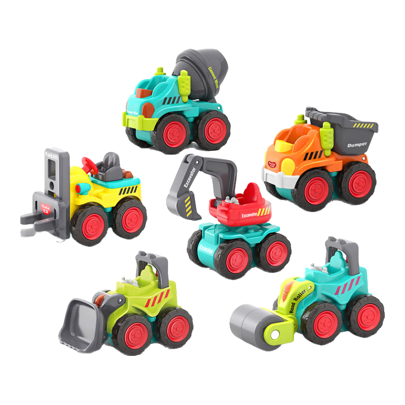 HUILE TOYS Baby Construction Vehicle Excavator Toy Car Children's Vehicle Model Boys And Girls Toys Birthday Gift for Ages 1-3