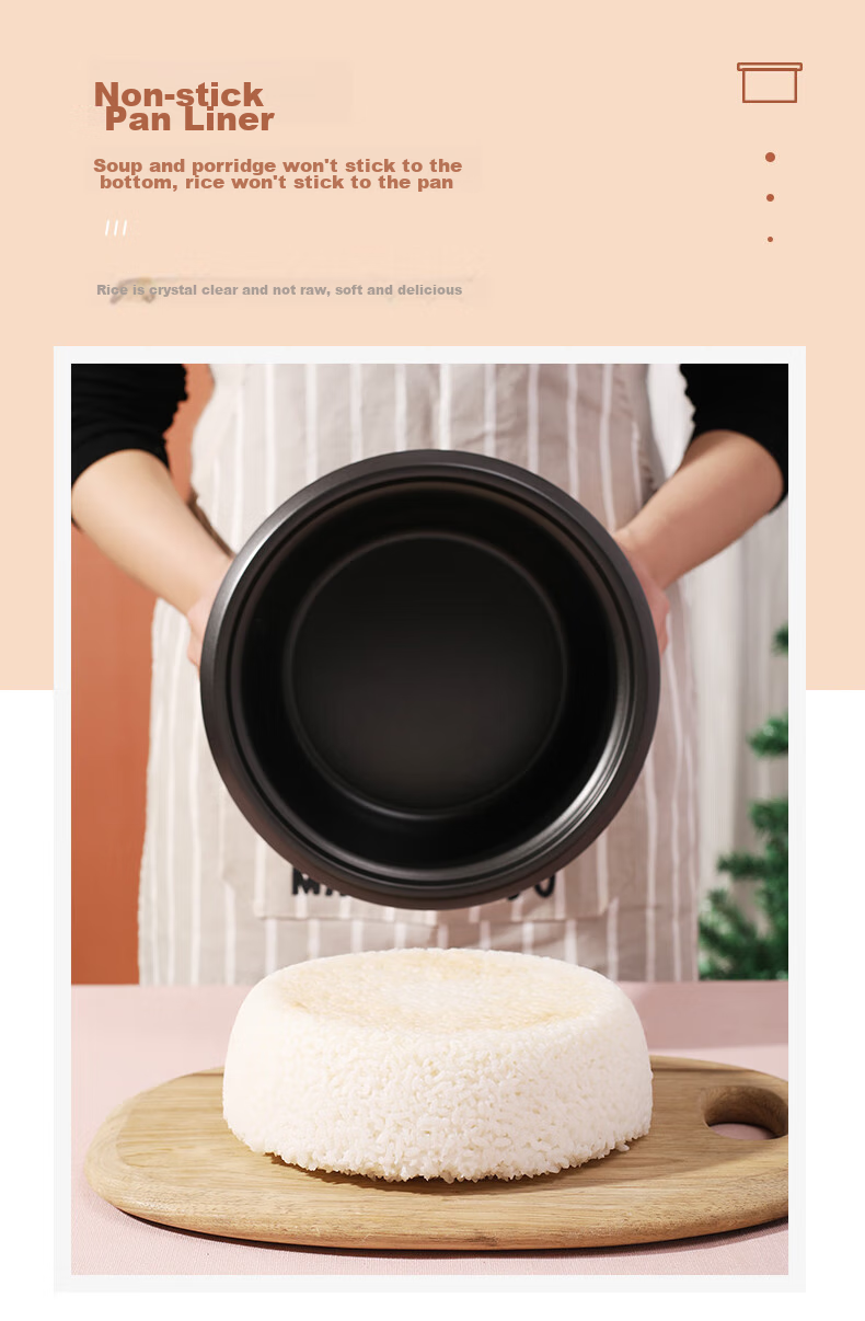 Royalstar Home Rice Cooker for 4-5 People, Traditional Old-Style Electric Rice Cooker with Straight Pot Design, One-Touch Operation, Firewood Rice, Automatic Heat Preservation, Simple to Use for Elderly, Includes Steamer Basket, 5 Liters RZ-50B 8