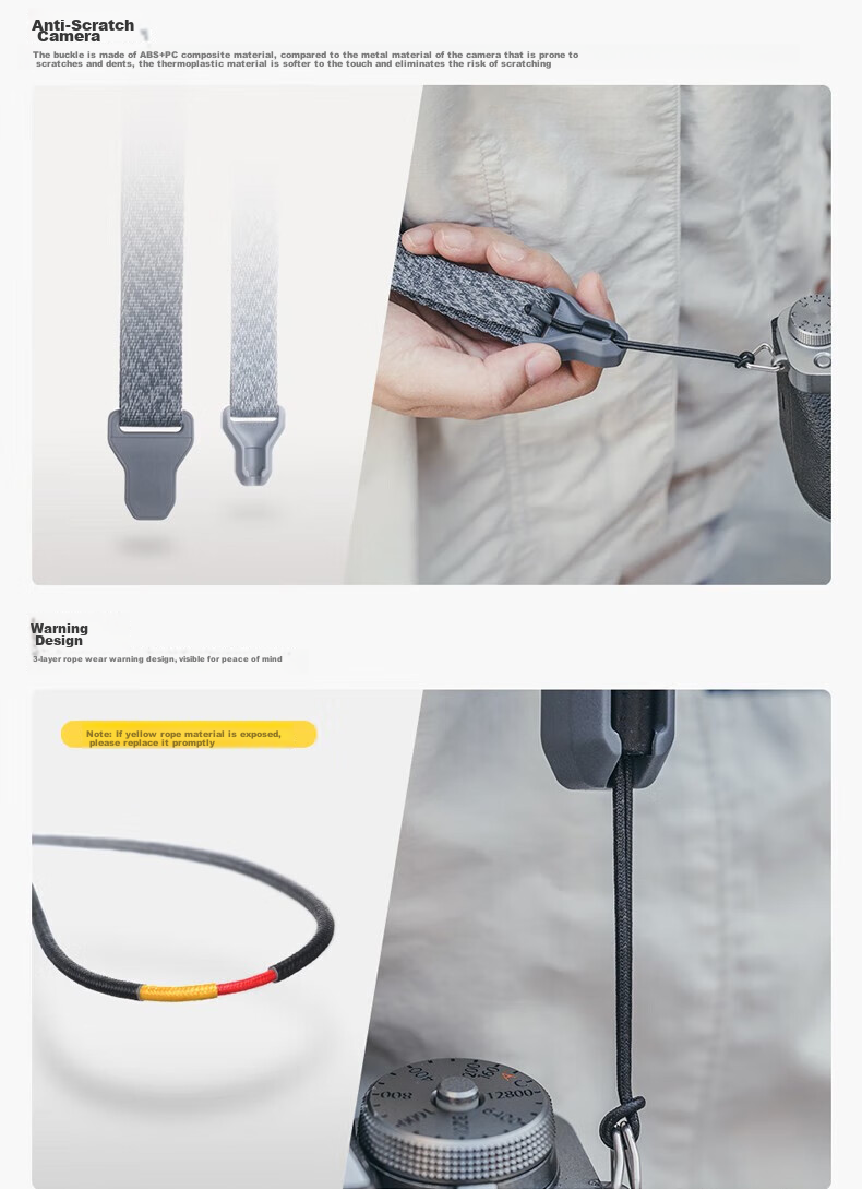 Ulanzi, You Lan Zi, Peregrine Falcon, Camera Wrist Strap with Magnetic Single-Handed Wrist Strap Shoulder Strap Crossbody DSLR Mirrorless Digital Camera Quick-Release Genuine Leather Wristband Fast Connection Safety Hand Strap Lanyard 8