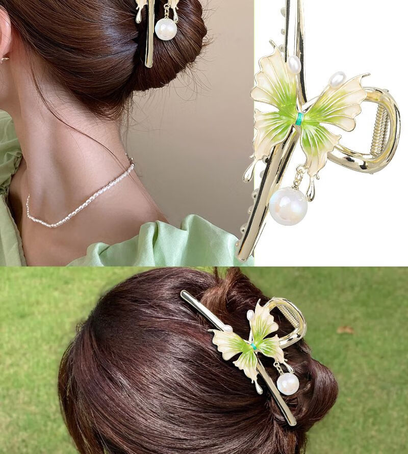Gunai Wheat Spike Hair Clip, Women's Accessory, 2025 Style, Elegant Hairpin, Shark Clip, Claw Clip, New Year Gift for Girls 8