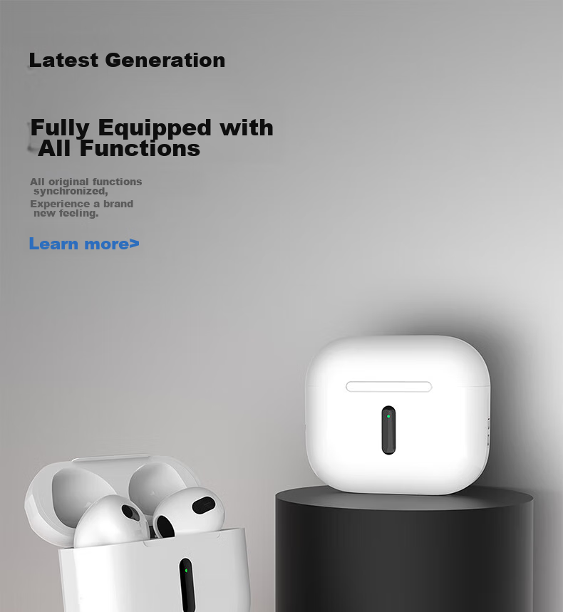 ALittleFlower [Huaqiangbei 12th Generation] Bluetooth Earphones Compatible with Apple IPhone 16 Max 15 Air 14/13 Semi In-Ear True Wireless Music 2025 Latest Model Student 1