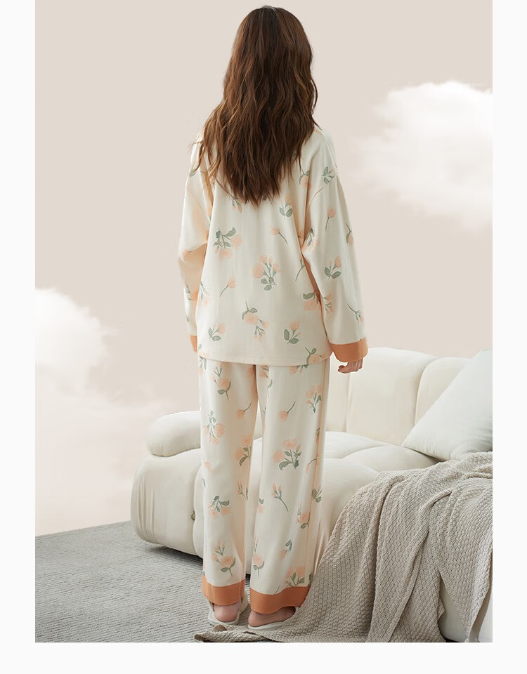 JOYNCLEON Maternity Pajamas, Soft And Breathable for Spring And Summer, Nursing Wear for Pregnant Women, Postpartum Loungewear, XL Jyz62756 21
