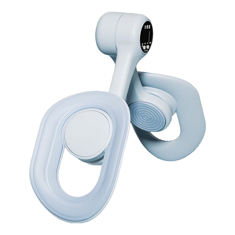 PROIRON Puli'ai Pelvic Floor Muscle Trainer Leg Exerciser with Counter Adjustable Leg Shaper Kegel Trainer Sky Blue