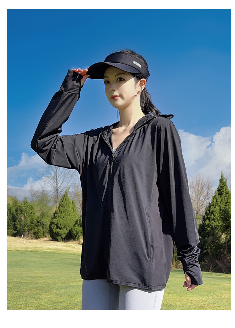 Langsha Sun Protection Clothing for Women, Summer Cool Ice Silk UV Protection Jacket, Breathable Quick-Dry Sports Outerwear 19