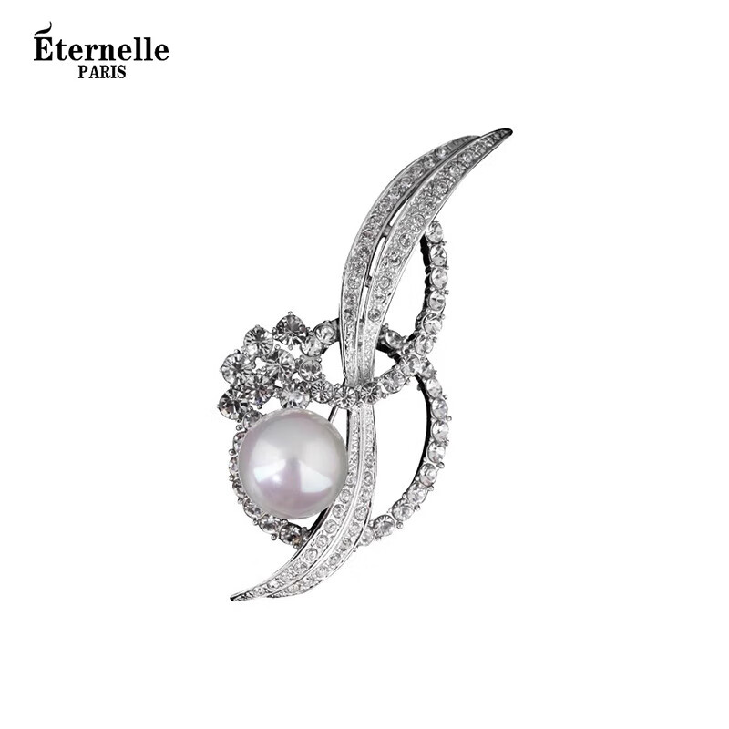 Eternelle French Eternal European-Style Brooch, High-Quality Elegant Fashionable Corsage Shawl Scarf Pin, Women's Birthday Gift