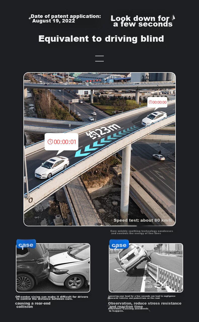 XINWUZHIJING M8 HUD Head-Up Display, Universal OBD Car Navigation System, High-Definition Projection for Driving, 2026 Model 2