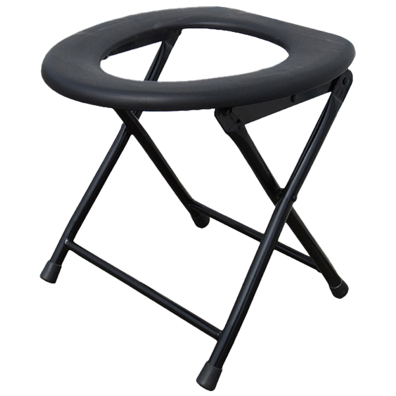 Yagao Commode Chair Foldable Portable Toilet Stool for Elderly, Pregnant Women, Disabled People, Squat Toilet to Sitting Toilet Converter Mobile Commode Chair