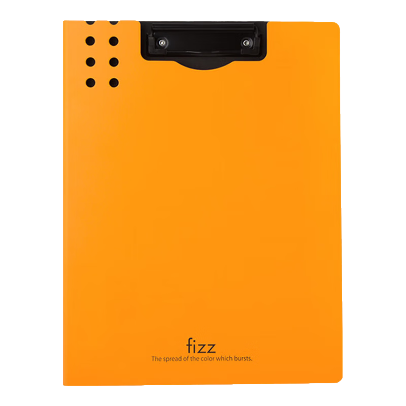 Fizz High-Quality A4 Vertical Thick File Folder/Colorful Document Holder/Office Supplies, Orange A6381