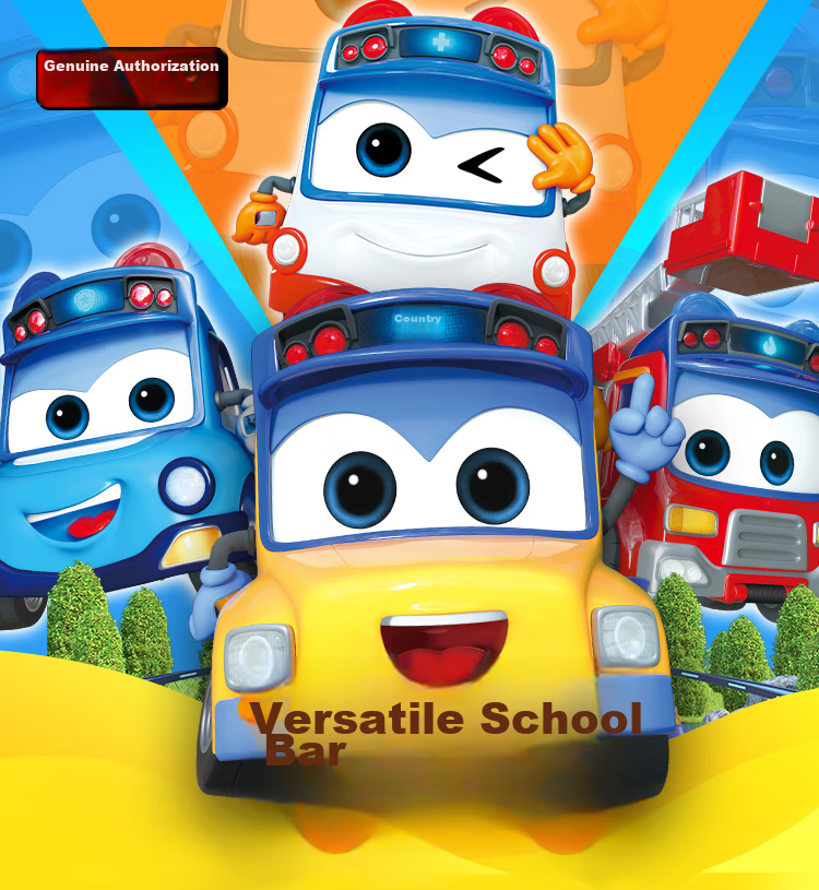 BIG TAYLOR Large Transforming School Bus Gode Children's Toy Robot, Six-In Combination Machine, Birthday Gift for Boys And Girls 1