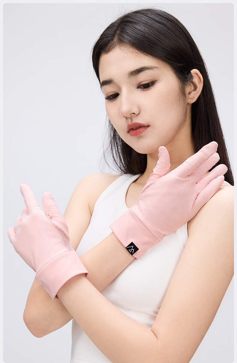MISSION UV Ice Silk Sunscreen Gloves for Women Summer Outdoor Driving Cycling Mountaineering Sun Protection UV Gloves Female 13