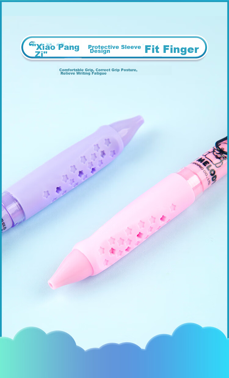 GuangBo Blind Box Gel Pen, Sanrio Collaboration Kuromi Cute High-Quality Student Retractable Exam Pen Signature Pen ST Tip 0.5mm Black, Single Pen KT82122 6