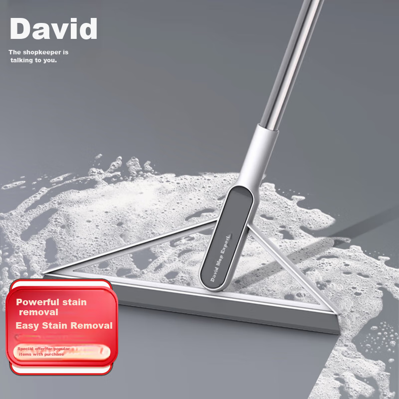 Dawei Multi-Functional Magic Squeegee Broom for Water And Floor Cleaning, Dual-Purpose Scraper for Windows F6