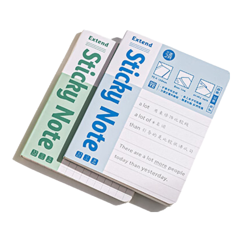 Jianfan Expandable Sticky Notes, Foldable, Adhesive for Students' Research, Sticky Pads, Note Expansion Stickers, Refill Stickers, Memo Pads, Reusable Study Stationery, Back-To Essentials