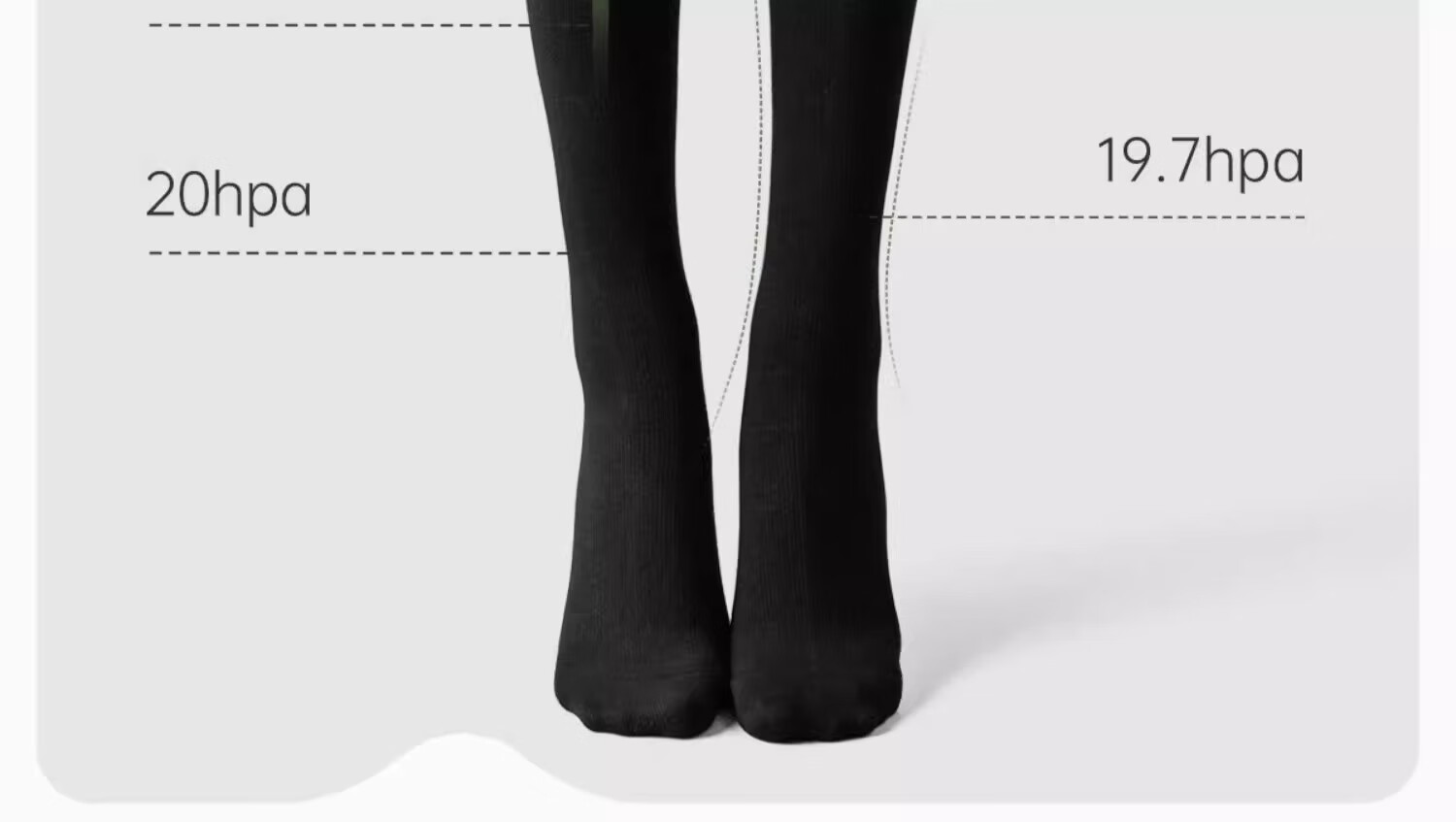 Shiwaji High-Pressure Calf Socks for Women, Spring And Summer Strong Compression JK Socks, Over-Knee Socks, Spring And Autumn Black Thigh-High Socks 6