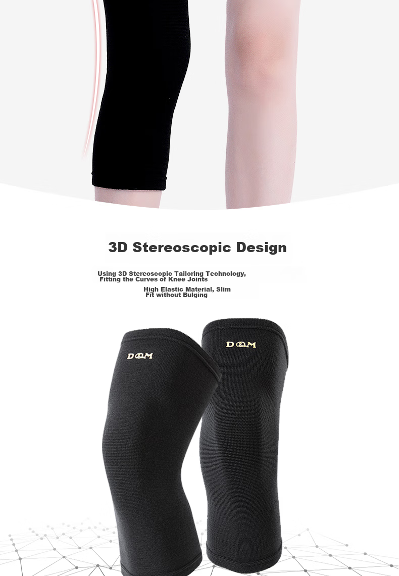 D&M Wool Knee Brace, Warm And Thickened, Joint Protection, Anti-Inflammatory, Fitness, Middle-Aged And Elderly, Running, Winter, Imported from Japan, One Piece 3