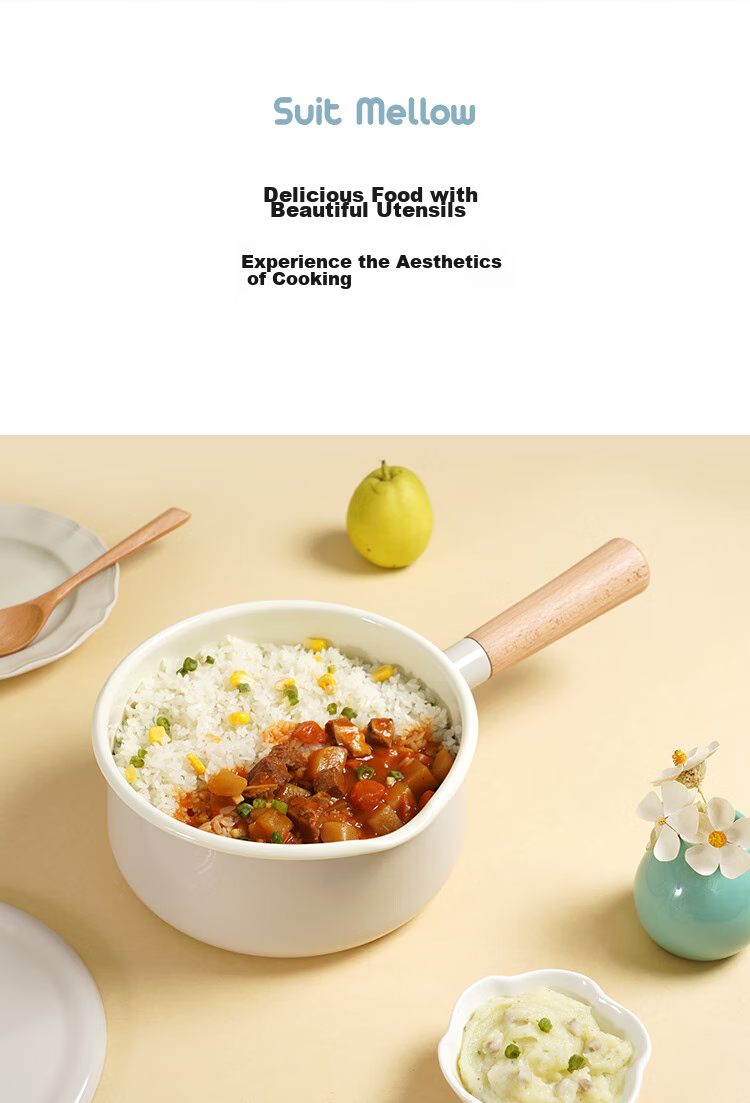 LOCK&LOCK Milk Pot for Induction Cooker And Gas Stove, Baby Food Pot, Hot Milk And Noodle Cooking Pot, Small Milk Pot, 18CM 4