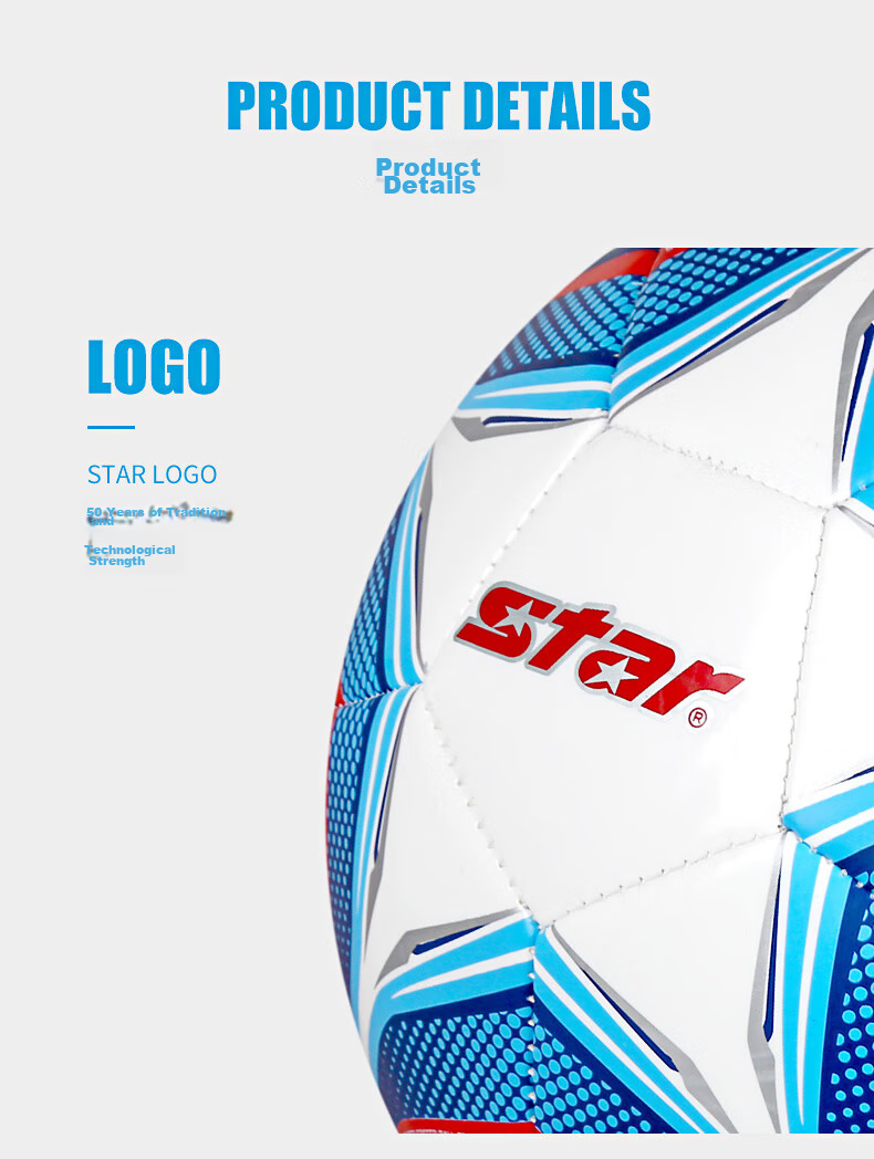 Star Children's Soccer Ball, Size 3 Training And Competition Standard Ball, SB8663 Holiday Gift 3