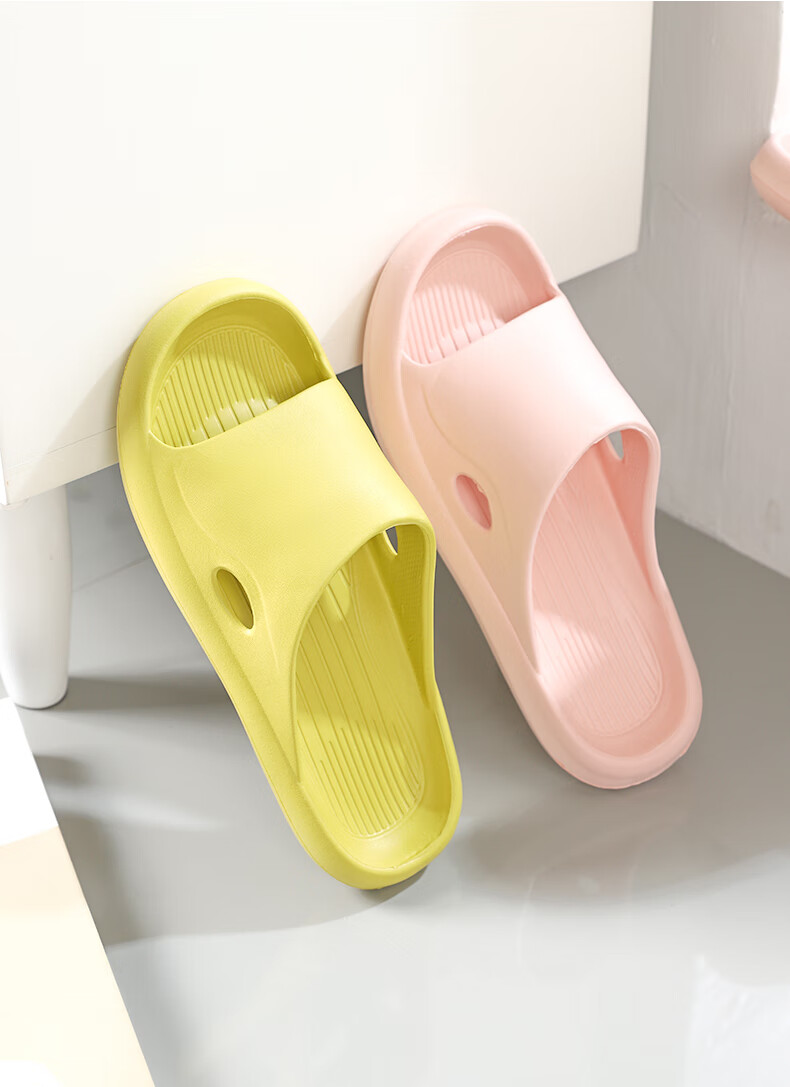 FOOTOPPO Women's Slippers, Summer Indoor Soft Squishy Feel, EVA Home Slippers, Non-Slip Bathroom Slides for Showering 9