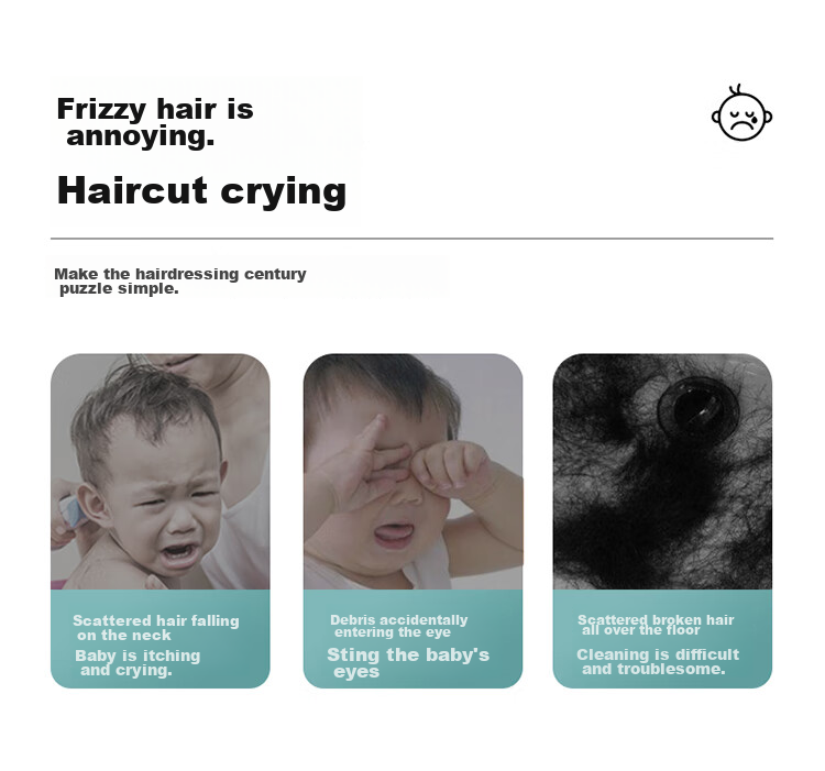 Pepei Automatic Hair Suction Baby Hair Clipper, Children's Hair Clipper, Baby Hair Cutting Tool, PP666II-A 4