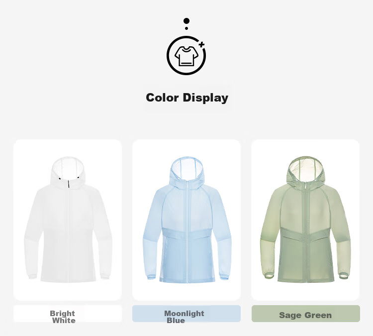 NORTHLAND Summer Outdoor Women's Cicada Wing Sunscreen Skin Jacket UPF50+ Lightweight Breathable Sun Protection Coat 8