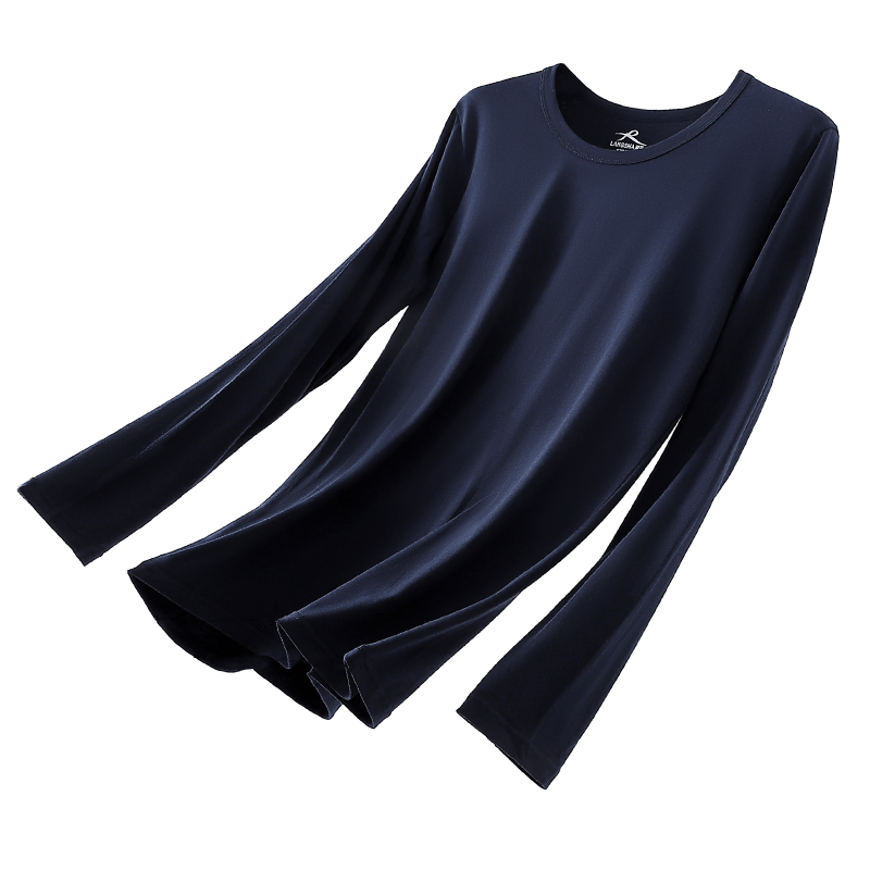 Langsha Men's Modal 7A Antibacterial Thin Undershirt And Long Johns, Autumn And Winter Thermal Underwear Set for Me