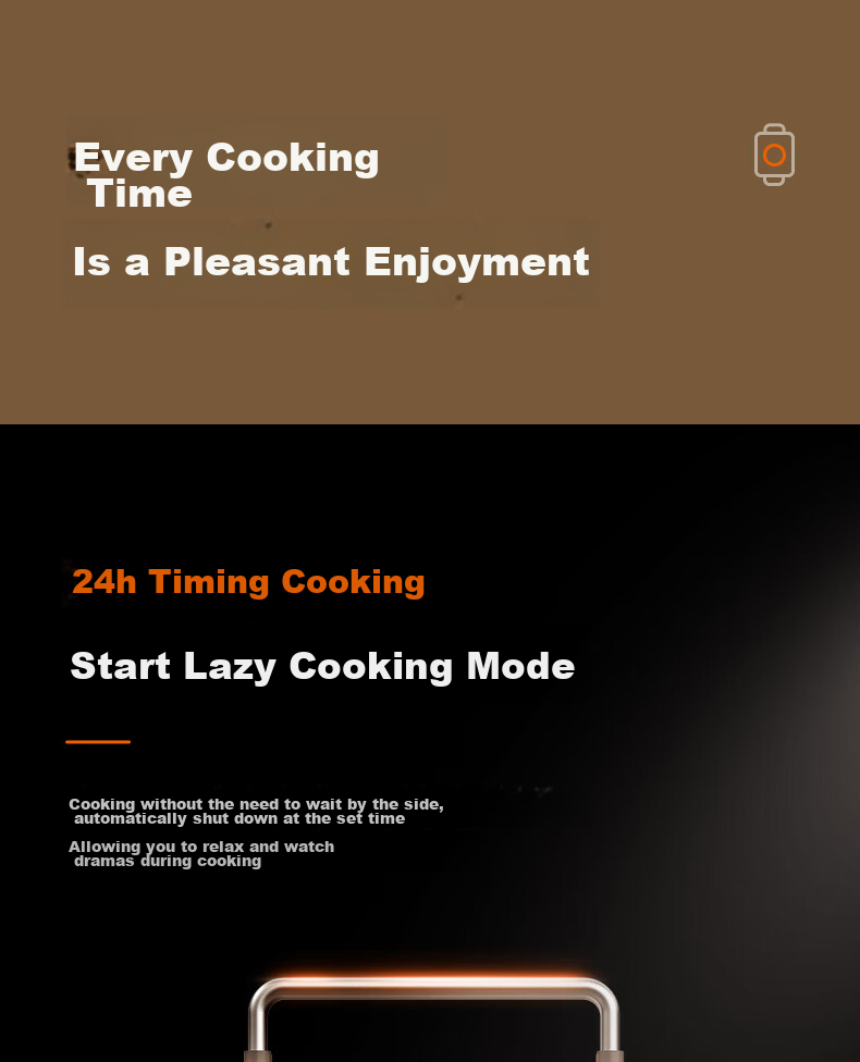 Joyoung Ceramic Induction Cooker, 2200W High Power, Household Hot Pot Stove with Low Radiation, Rotating Temperature Control, Compatible with Multiple Cookware, H22-X3 13