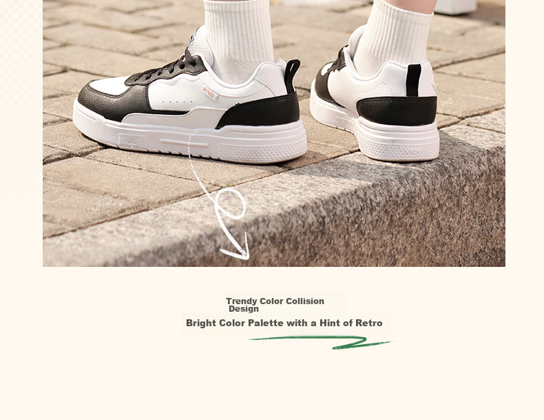 361° Women's Sneakers Soda 3 Spring And Summer Couple Retro Thick-Soled Casual Skateboard Shoes for Women 682516615-4 15