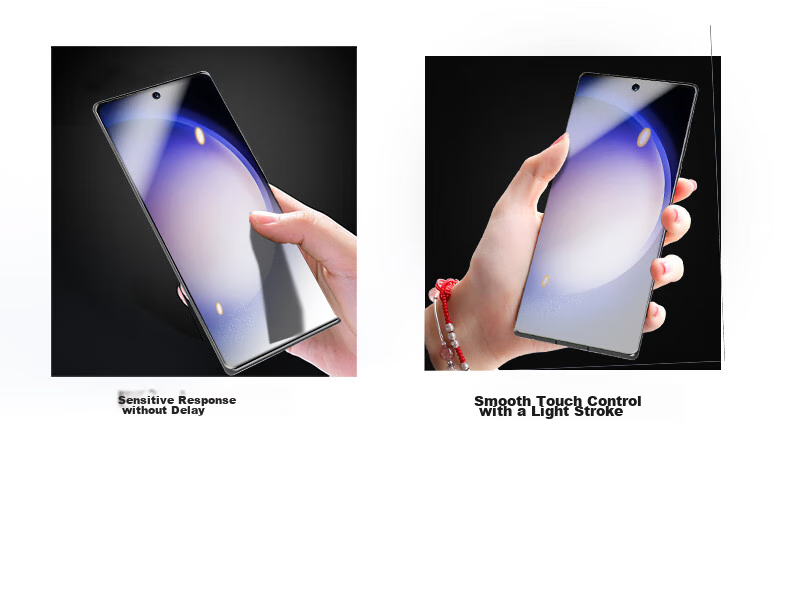 HotFire Hydrogel Film for Samsung S23, Tempered Soft Film, Galaxy S23 Phone Film, Curved High-Definition Full Coverage, Shockproof, Anti-Fingerprint Phone Protective Film 5