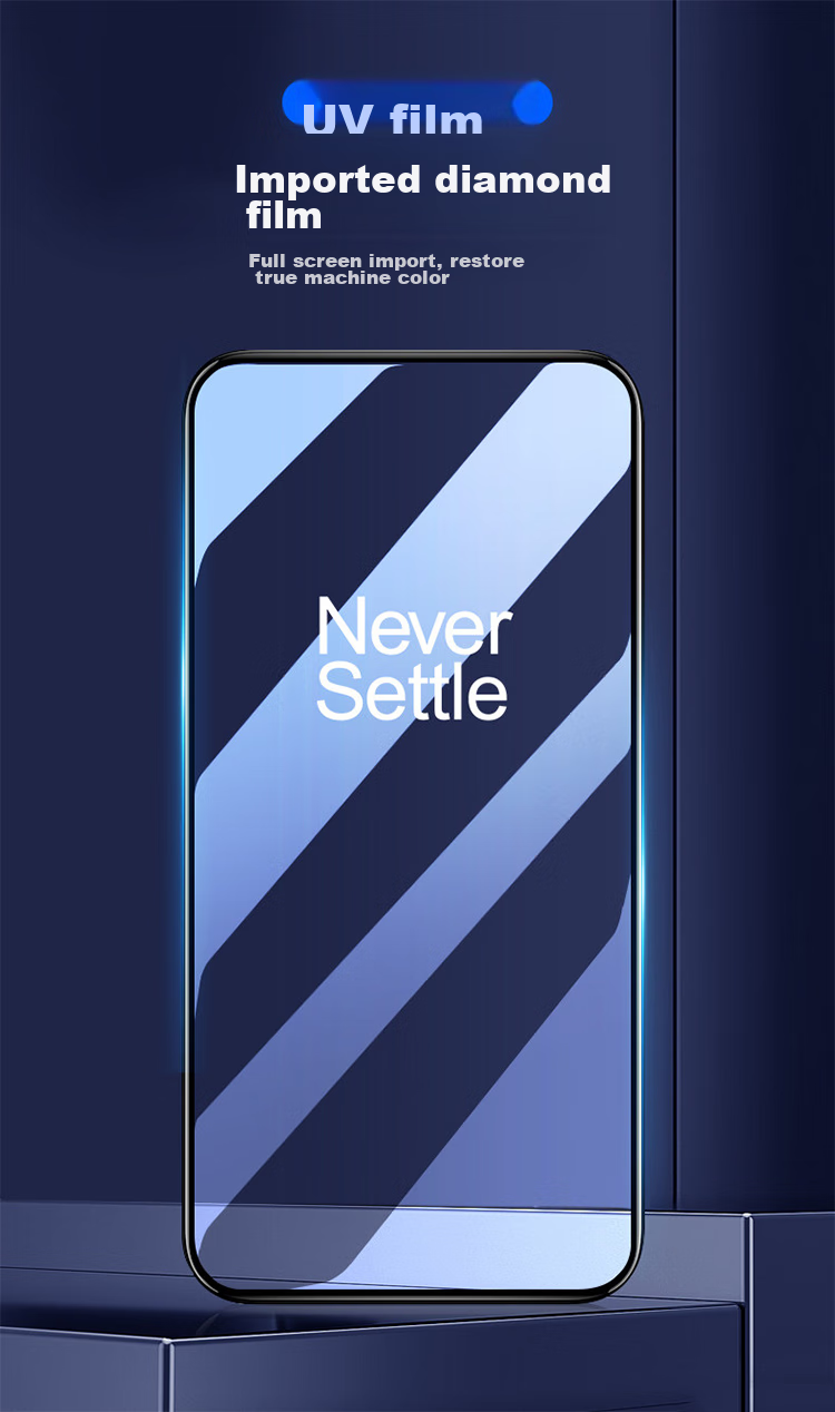 KOOLIFE [Anti-Chip Edge] Tempered Glass Screen Protector for OnePlus Turbo6X Pro, Full Coverage Ultra-Thin HD Anti-Drop Film 1