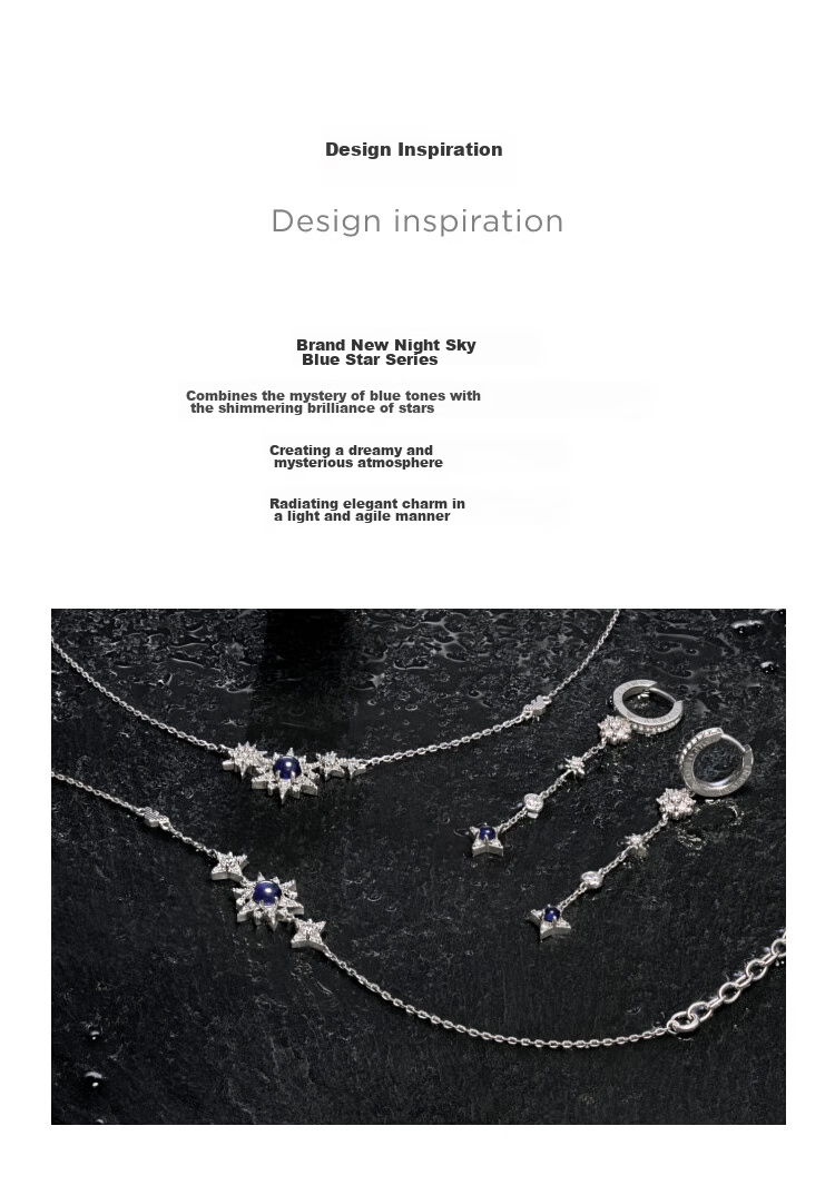 EMPORIO ARMANI Women's Necklace, Starry Silver Necklace, Birthday Gift for Girlfriend, EG3600040 2