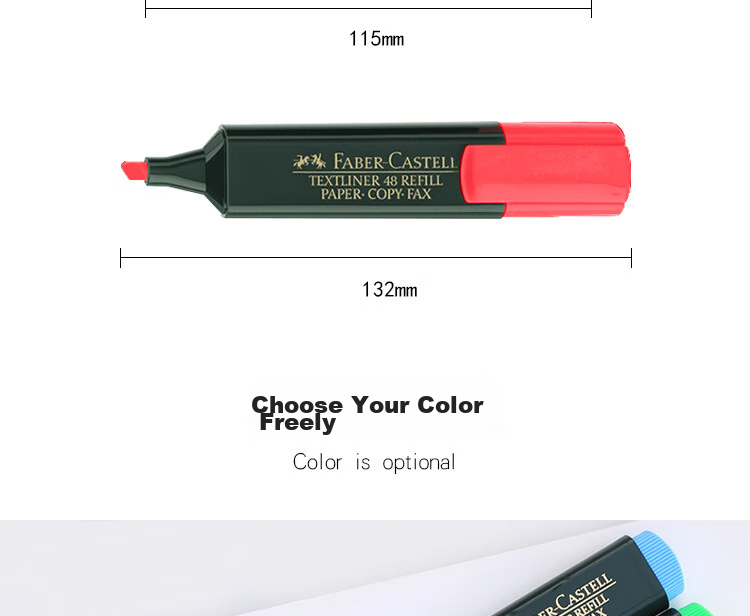 Faber-Castell Highlighter Pen, Colorful Marking Pen, Eye-Catching Marker, 154815 Orange, Single Pe 6