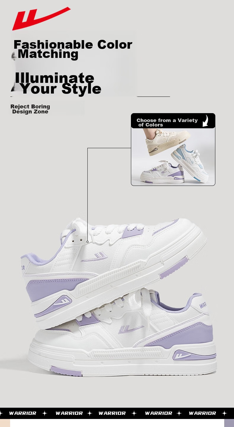 Huili Women's Shoes, White Sneakers, Trendy And Versatile Casual Shoes, Stylish Footwear for Women, 2662L, White/light Blue, Size 40 3