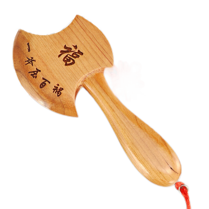 Binyue Peach Wood Axe Pendant, Moving Axe, Peach Wood Axe Head, Housewarming Wedding Sitting Fu Home Living Room Decoration, Large Size