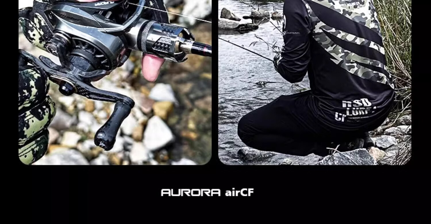 HISTAR Aurora Micro Air CF Water Drop Reel Left-Handed [Ceramic Bearings] 25