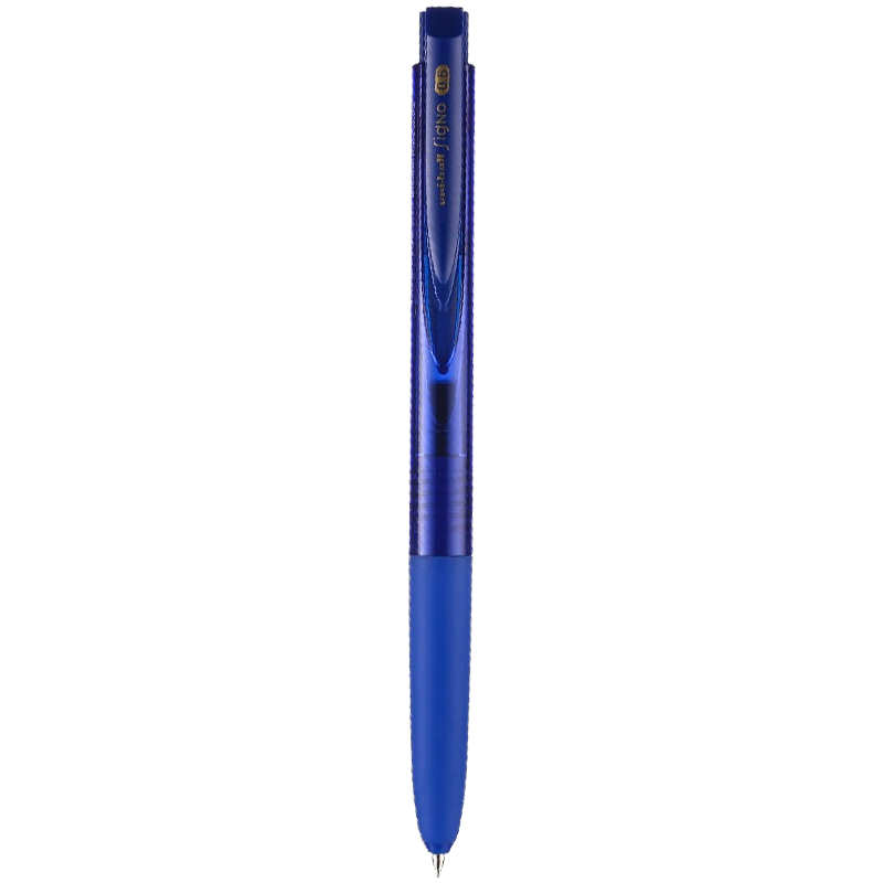 Uni-Mitsubishi Uni-Ball UMN-155 Low-Damping Retractable Blue Gel Pen, Stylish 0.38mm Blue Ink Pen, Signature Pen for Business And Students, Water-Based Pen, 1 Piece