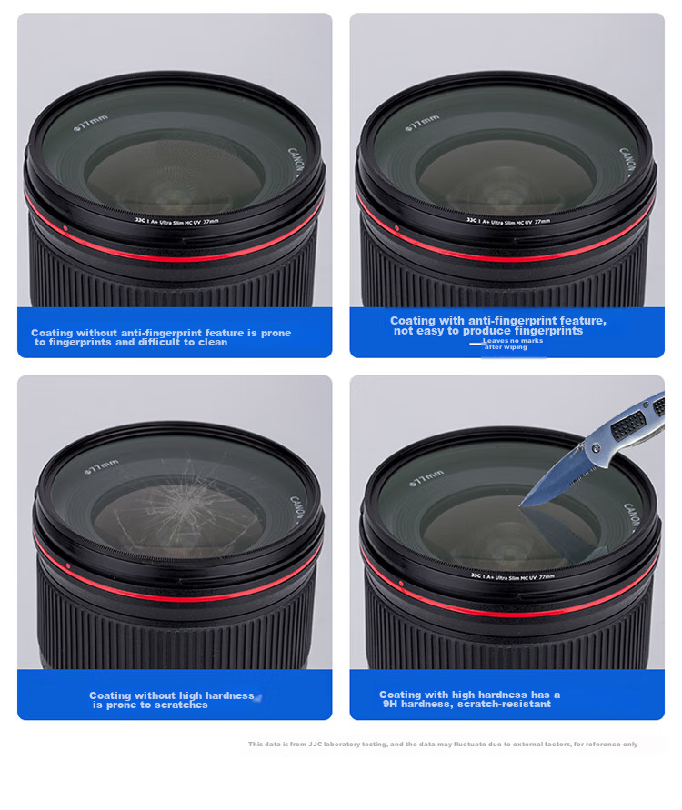 JJC UV Filter, 52mm Filter S+ Lens Protector, Suitable for Nikon 24-50, Z5, Z5 Second Generation, Fuji 15-45, XM5, XT30 Second Generation, X-T50, XS10 Cameras 15