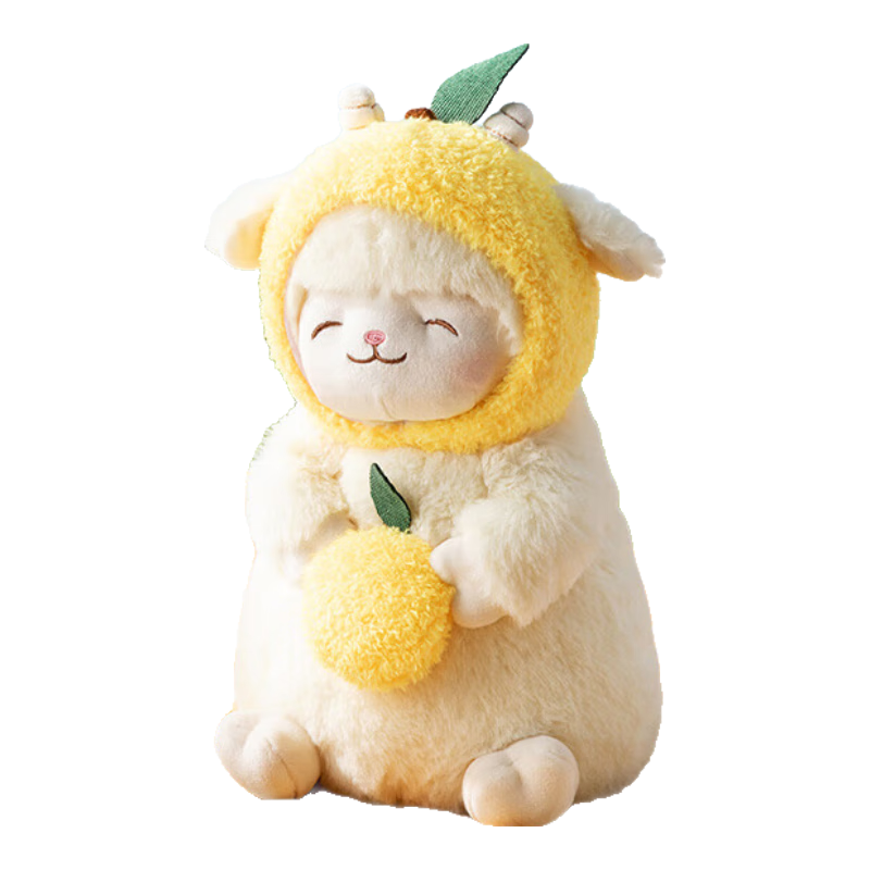 MINISO Lambie Lovable Soft Plush Doll, Cute Sheep Toy for Children's Bedtime Companion, Hugging Pillow Gift for Girls