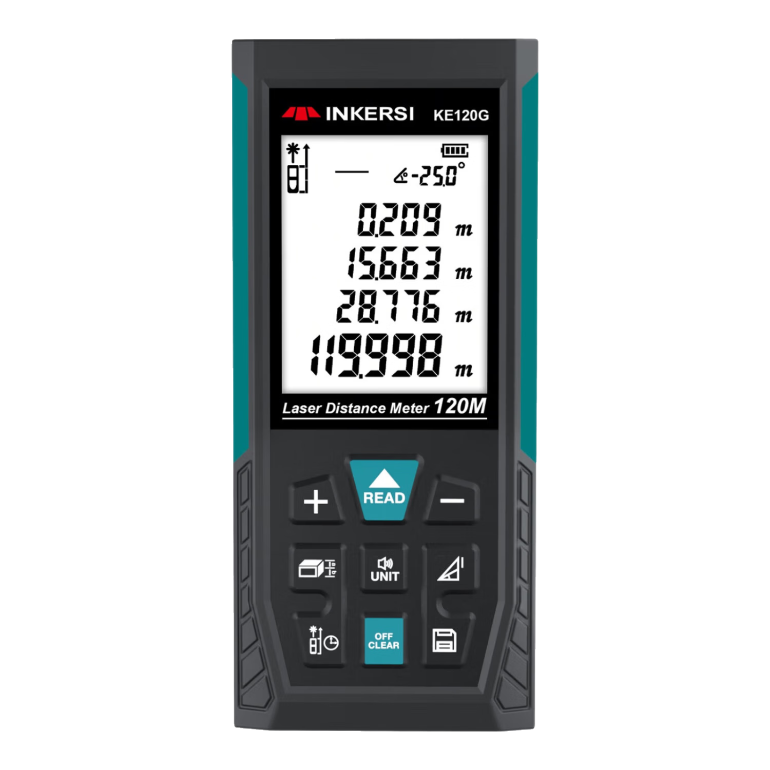 SNDWAY EagleX Laser Distance Meter Infrared High-Precision Electronic Ruler Indoor Outdoor Measurement Device Green Light KE120G