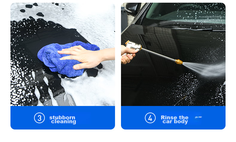 Xiangdaxia Car Wash Spray Gun, High-Pressure Water Gun, Hose, Flexible Hose, Watering Gun, Extendable Adjustable Hose, 22 Meters 19