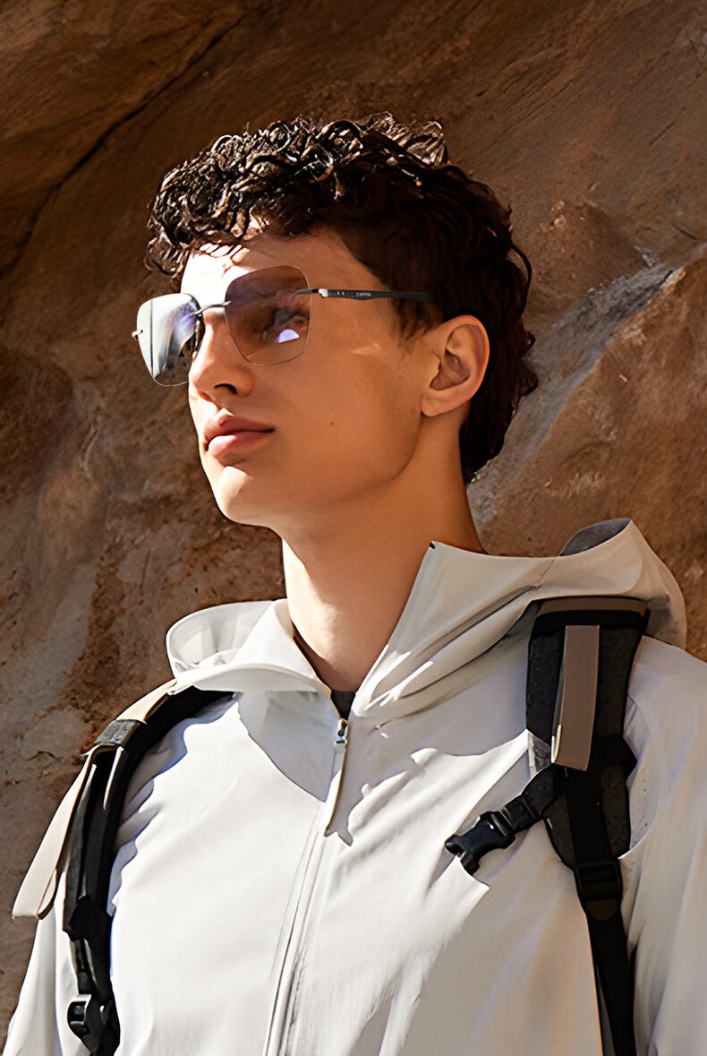 CAPONI Carbon Fiber Photochromic Sunglasses for Men, Polarized Sunglasses for Day And Night Use, Driving-Specific Glasses, UV Protectio 6