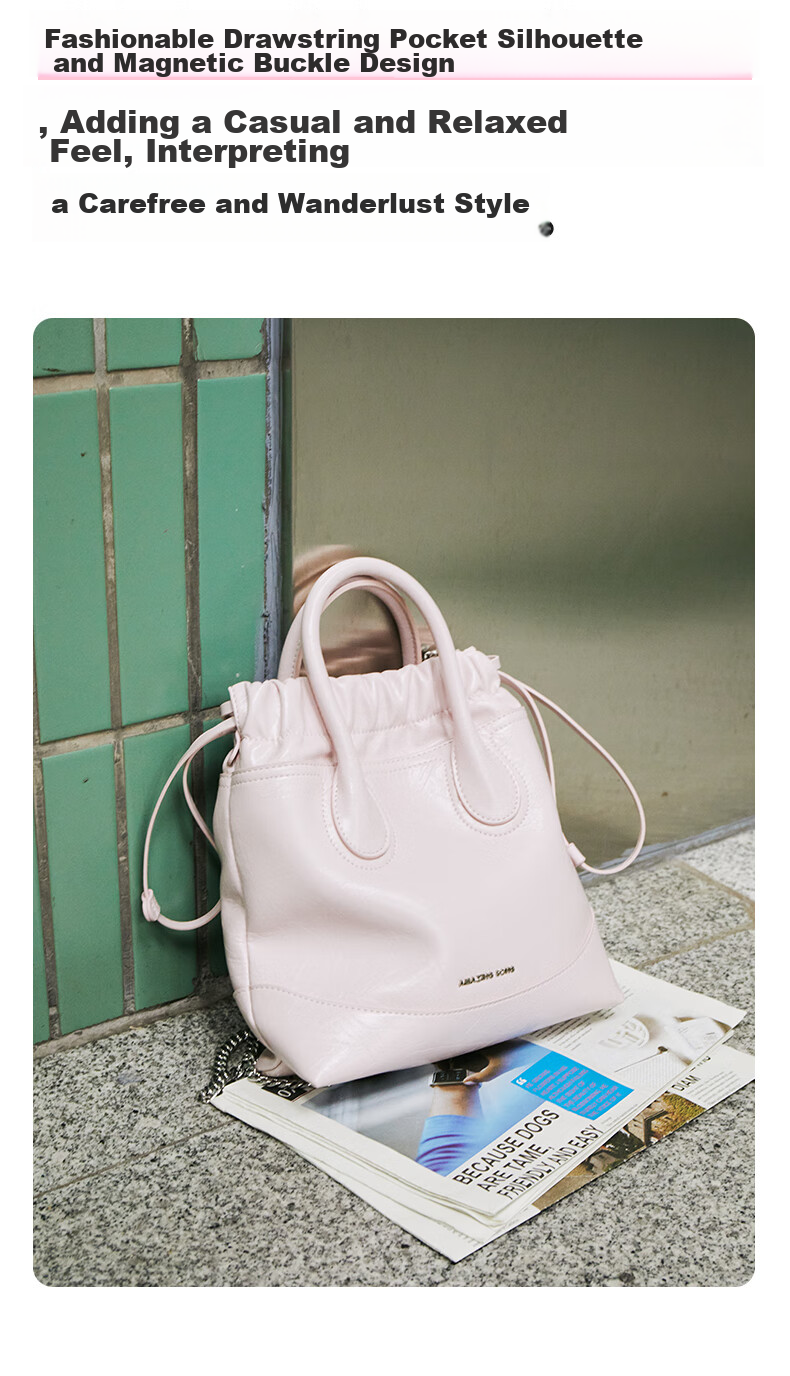 AMAZING SONG Women's Handbag, Hobo Leather Shoulder Crossbody Bag, Niche Original Practical High-End Exquisite Commuter Bag Gift 4